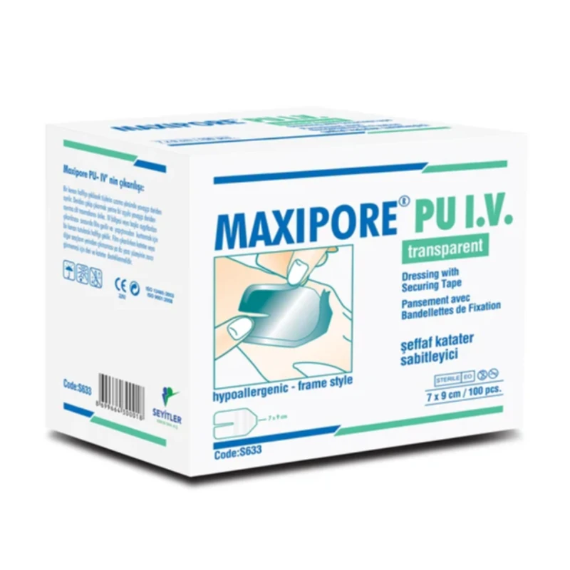 ÇERÇEVELİ FİX DESTEKLİ MAXIPORE PU IV 7CM X 10CM