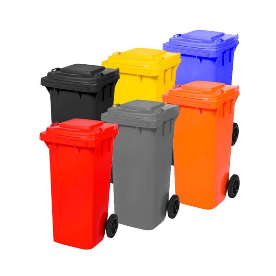 KONTEYNER 120 LT RENKLİ PEDALLI ADET 1