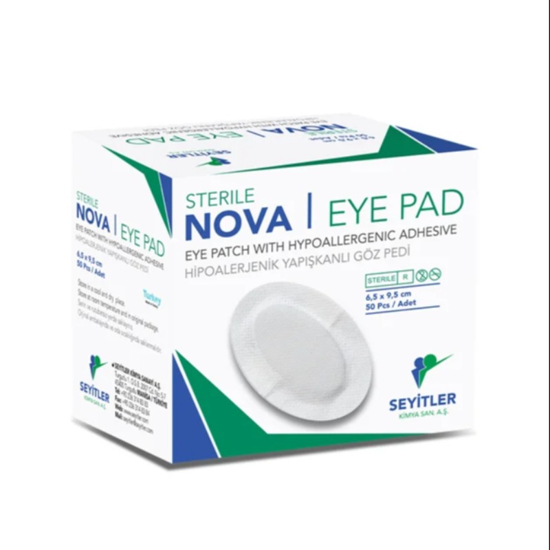 NOVA EYE PAD 50'Lİ KUTU 6.5X9.5 CM