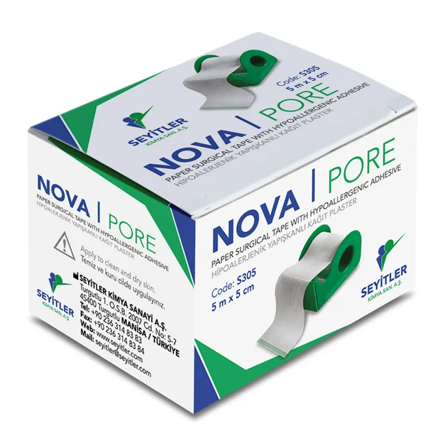 NOVAPORE TEKLİ 5M X 5CM Tekli