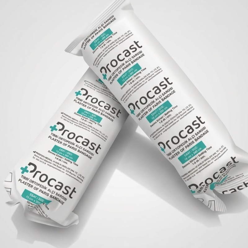 Procast Alçılı Sargı Bezi 5 cm x 2 m